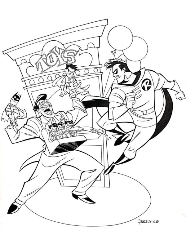 Image for Robin versus the Joker...with toys!