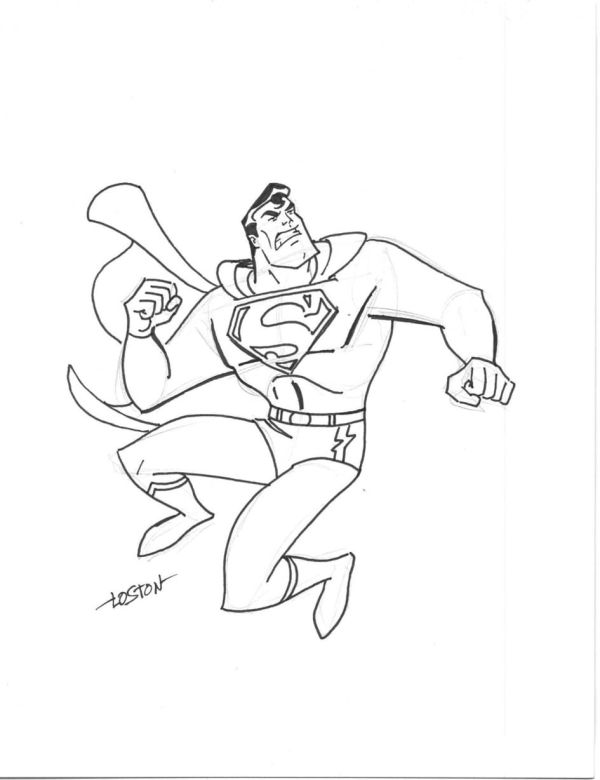 Image for Superman prelim by Loston Wallace