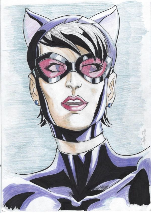 Image for Catwoman portrait by Souza