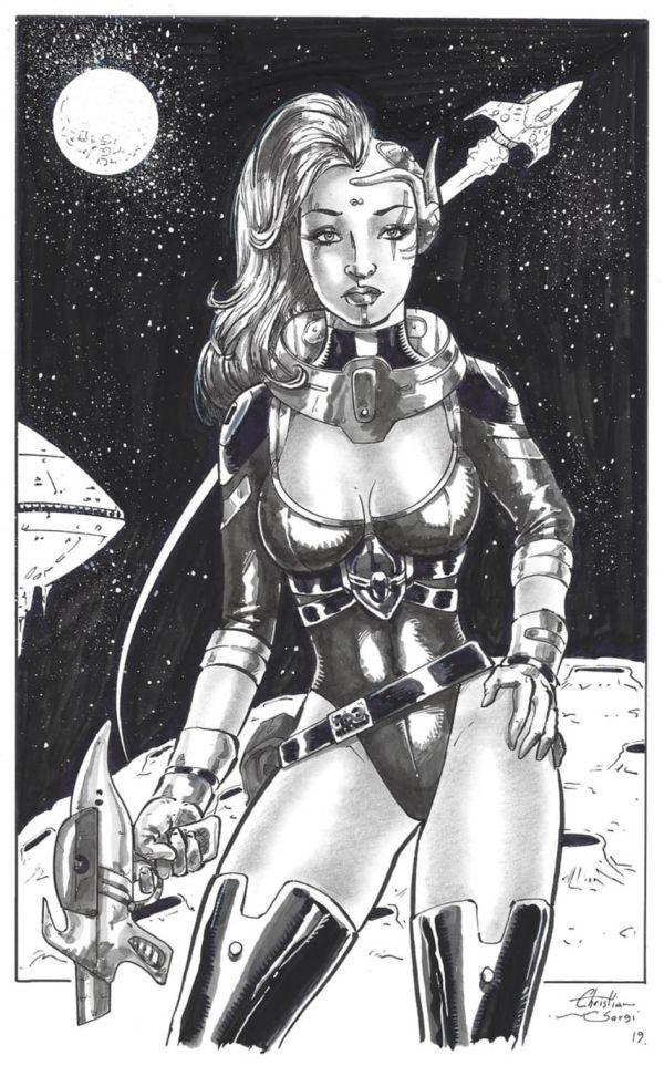 Image for Space girl by Christian Sergi (Maybe Nebula)