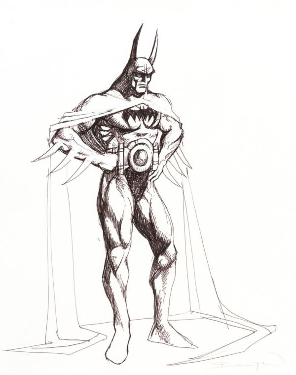 Image for Batman prelim from Manbat by Bolton