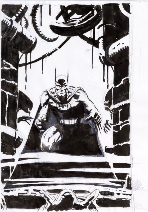 Image for Batman hunts Aliens by Giorgio Comolo