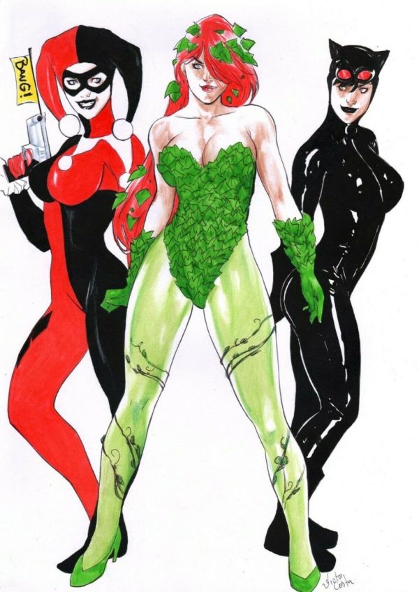 Image for Harley Quinn, Poison Ivy, & Catwoman by Hugo