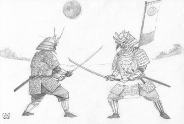 Image for Samuraii duel by Lin Guo