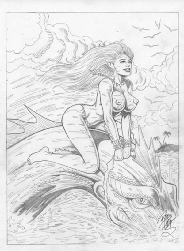 Image for Namorita sketch by Robb Phipps
