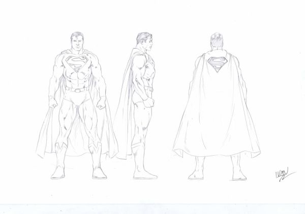 Image for Superman model Sheet dc icons 