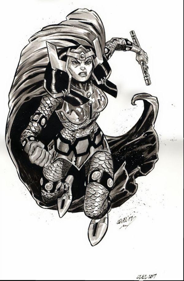 Image for Big Barda - By Brian Level - C2E2 2017