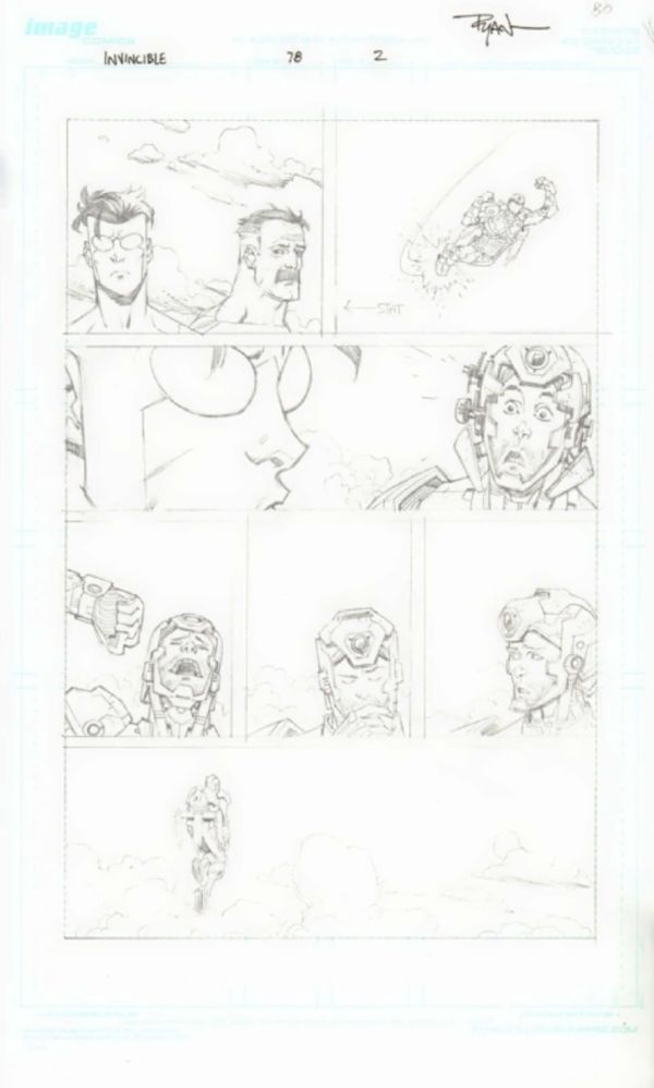 Image for Invincible #78 Page 2 Ryan Ottley Pencils