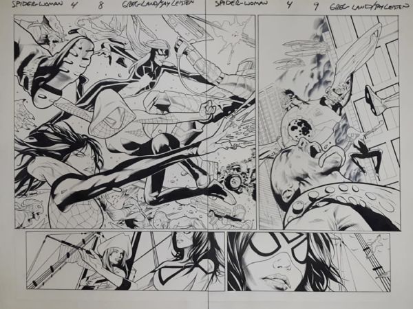 Image for Spider-Woman 4 pages 8-9