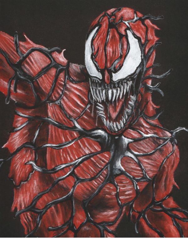 Image for carnage pastel drawing