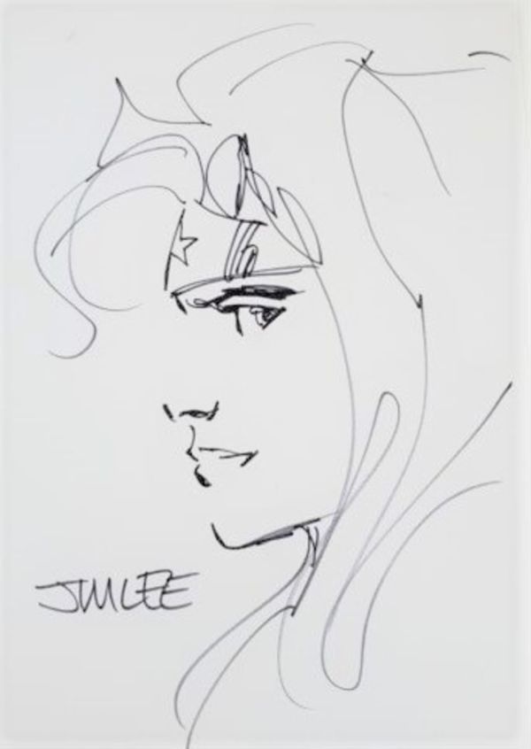 Image for Jim Lee Wonder Woman Head Sketch
