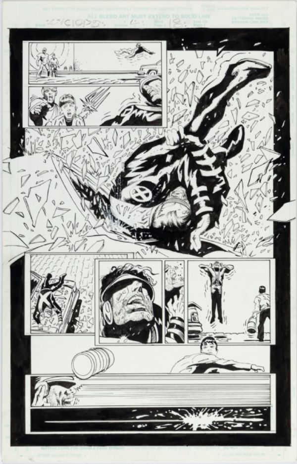 Image for Cyclops #4 Story Page 18 Original Art Interior Page by Mark Texeira and Jimmy Palmiotti