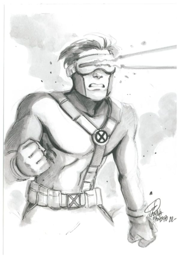 Image for Cyclops sketch by Lanna Souvanny