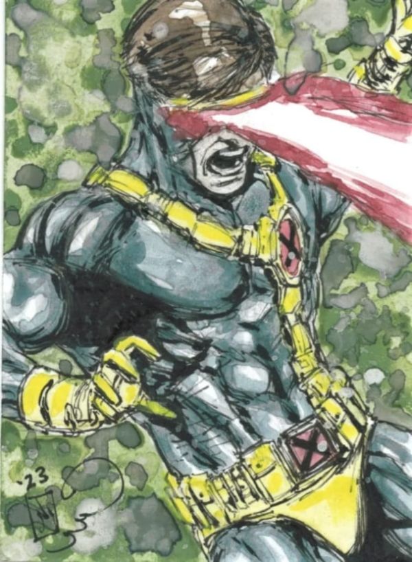Image for Cyclops Sketch Card by Bobby Breed