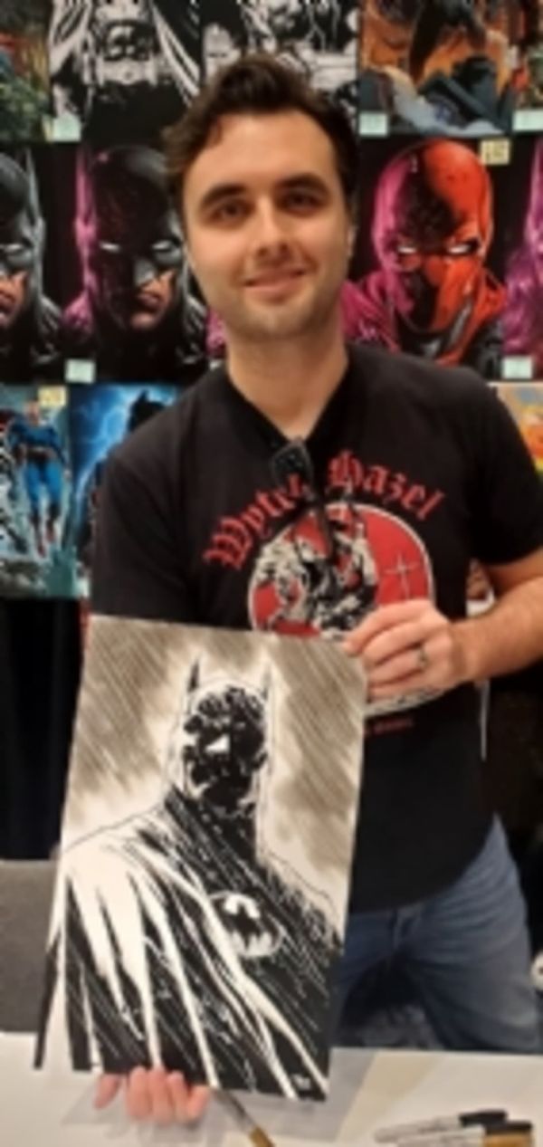 Image for Batman Original Art Bust Sketch by Jason Fabok