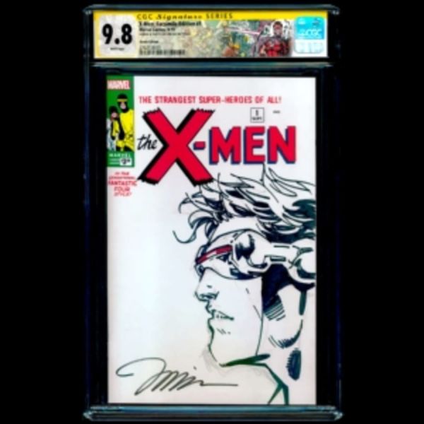 Image for Cyclops - Jim Lee Blank Cover Sketch Commission and Digital Colors (Thomas Mason)