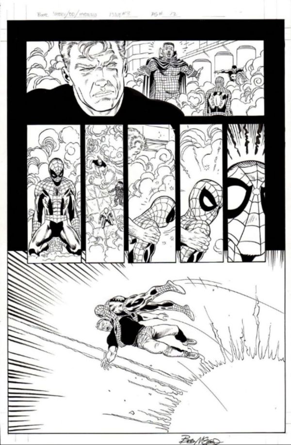 Image for Half-Splash Page! Spider-Man : The Mysterio Manifesto issue 3 ! Pencils by Lee Weeks ! Inks by Bob McLeod !