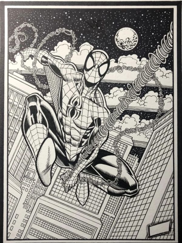 Image for Steven Butler Spider-Man commission ! Inspired by Web of Scarlet Spider issue 1 !