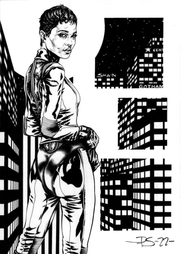 Image for The BATMAN - CATWOMAN Selina Kyle - Zoe Kravitz - ORIGINAL ART
