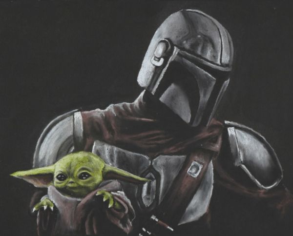 Image for mando with grogu