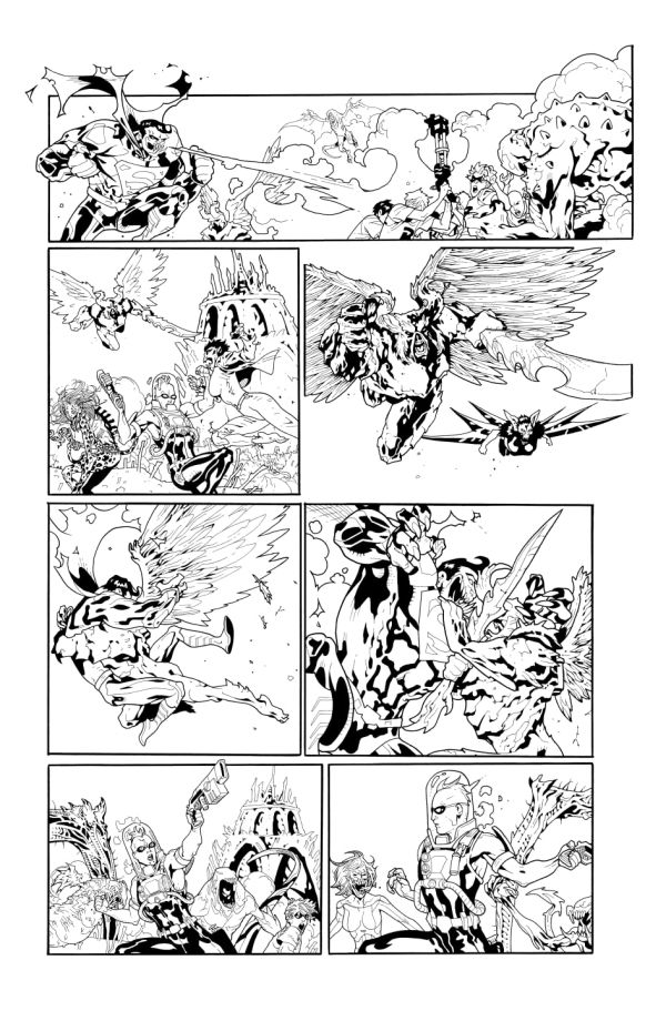 Image for Animal Man 17 page 8 inks