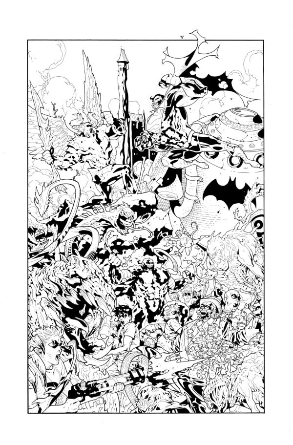 Image for Animal Man 17, page 5 inks