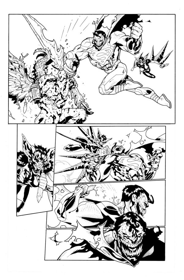 Image for Animal Man 17 page 6 inks