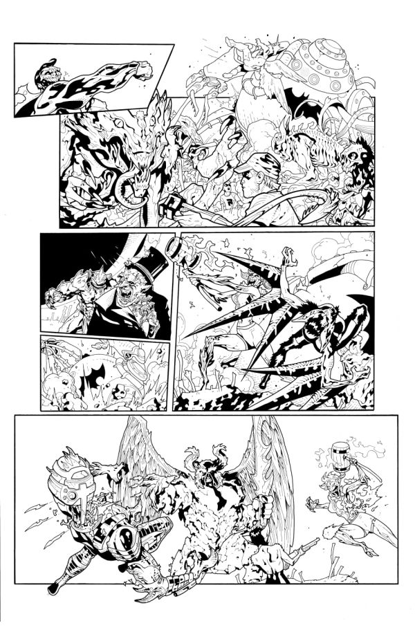 Image for Animal Man 17 page 7 inks