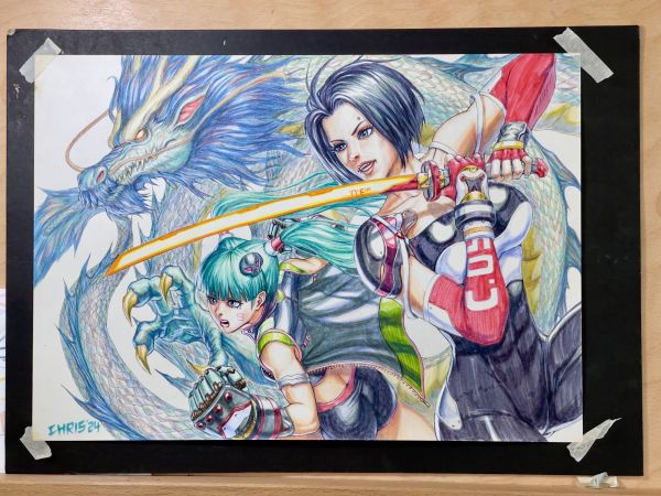 Image for Dragon year cyber punk chicks