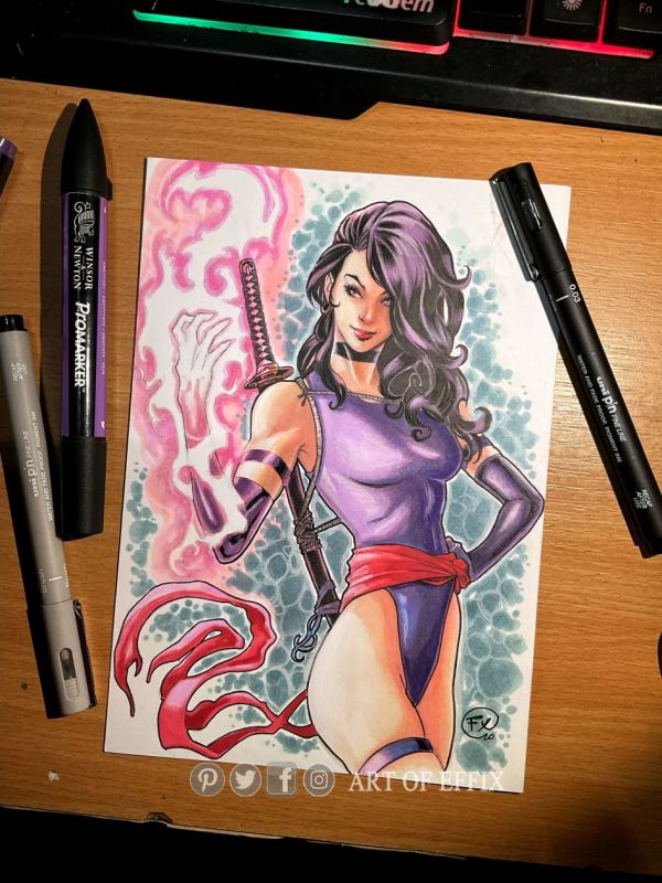 Image for Psylocke sketch