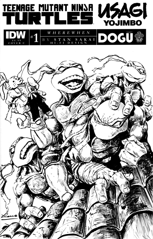 Image for TMNT Usagi Yojimbo Sketch Cover