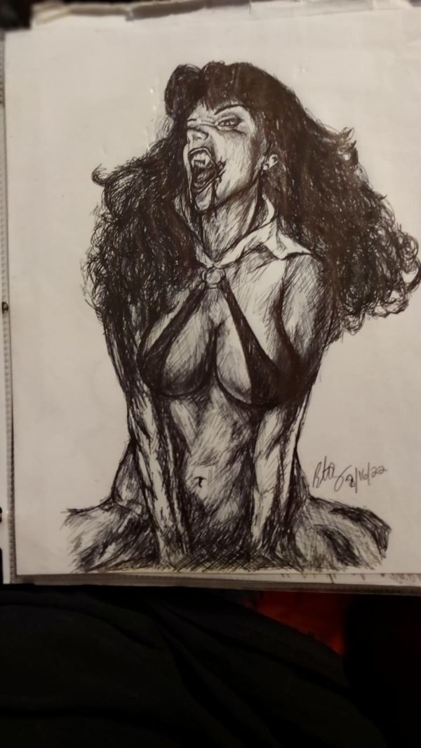 Image for Vampirella skerch