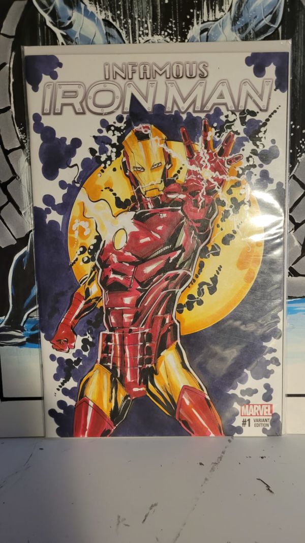 Image for Iron man sketch cover