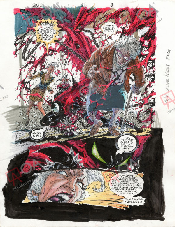 Image for Spawn 32 page 08 color guide