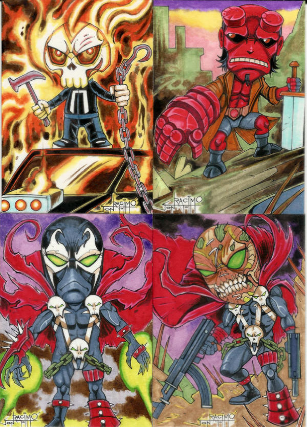 Image for Ghost rider, Hellboy and Spawn PSCs 