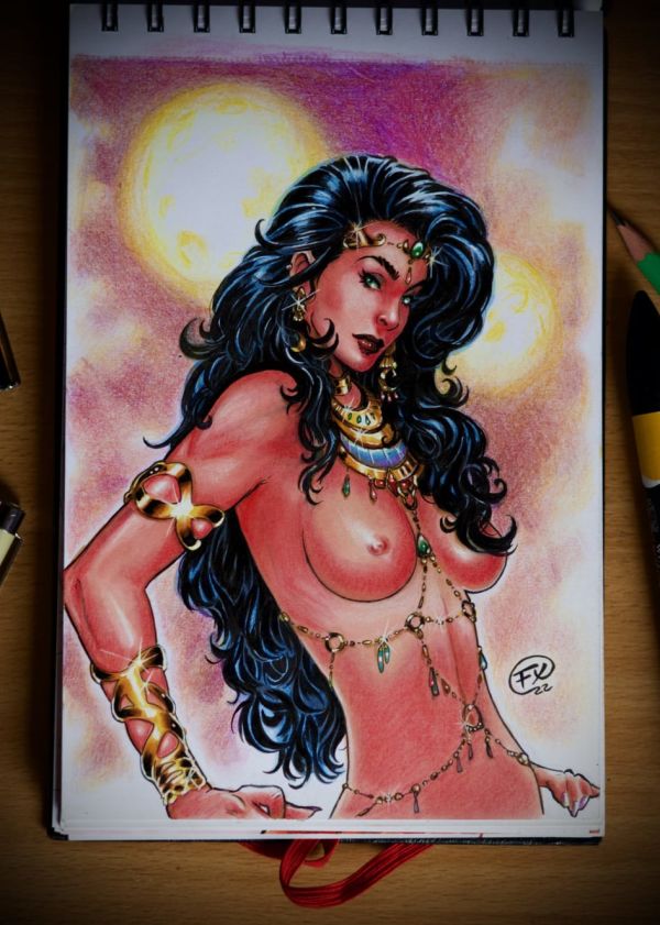 Image for "Dejah Thoris" sketch - Effix 2022