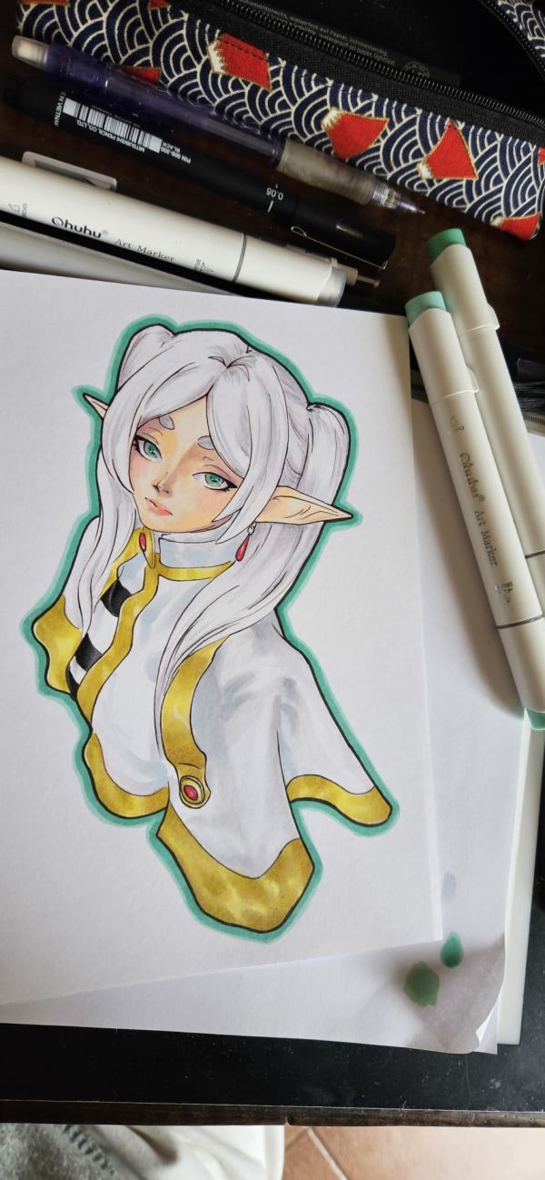 Image for Arttrober Day 1: Frieren