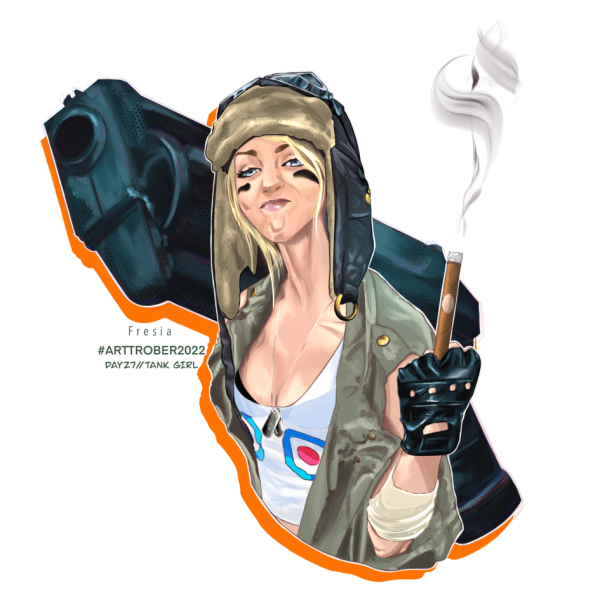 Image for Arttrober 2022 - Tankgirl