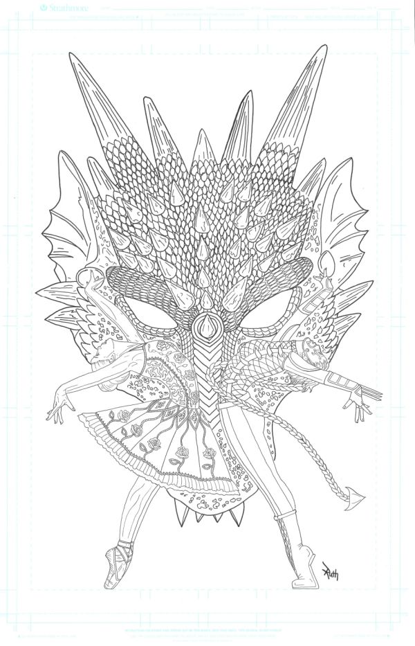 Image for Tragedy #4 cover art by Ruth Lucas