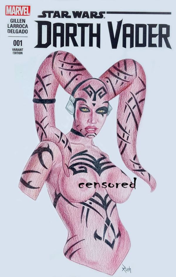 Image for Darth Talon sketch cover by Ruth Lucas