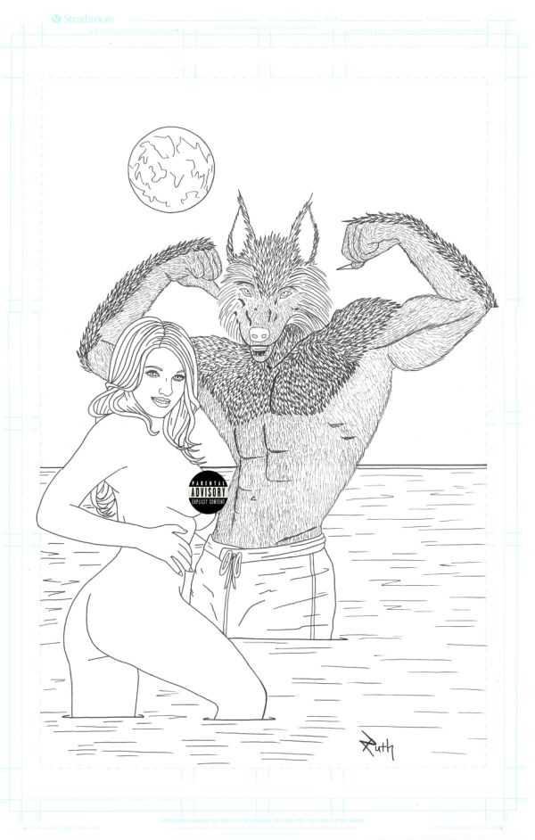 Image for Werewolves of Brooklyn #3 cover art by Ruth Lucas