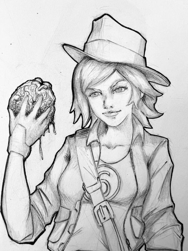 Image for Inktober / Arttrober Fusion 2024 Day 2: Indie April O'Neal Disover