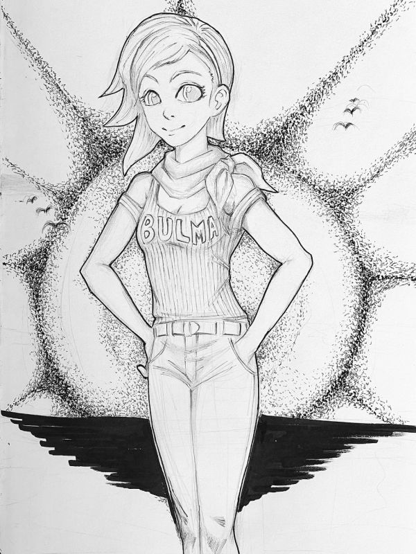 Image for Inktober / Arttrober Fusion 2024 Day 13: Bulma Horizon