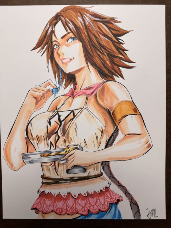 Image for Arttrober Day 5: Yuna