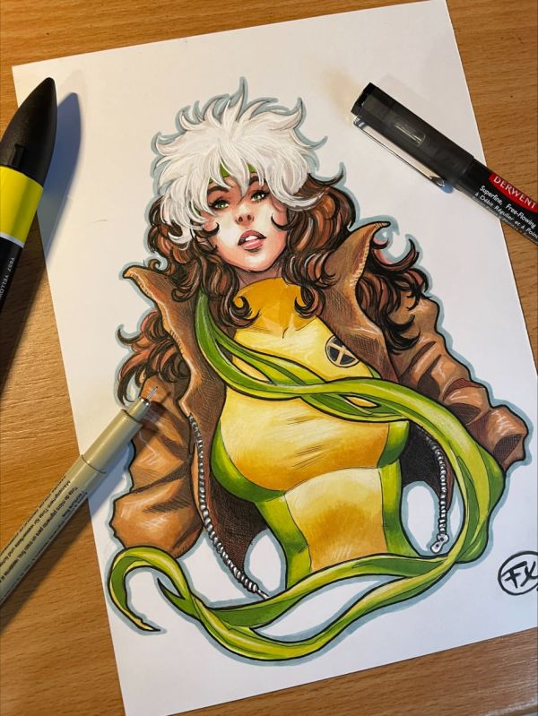 Image for Rogue Marvel sketch Effix 2021