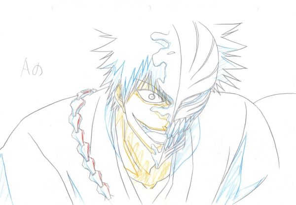 Image for Bleach Animation Production Sketch Genga Cel 01 // Anime Art Douga