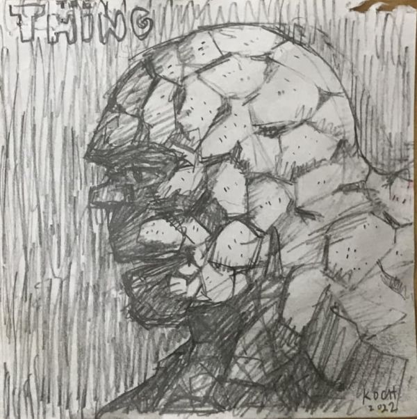 Image for The Thing (Fantastic Four) sketch by Michael D. Koch