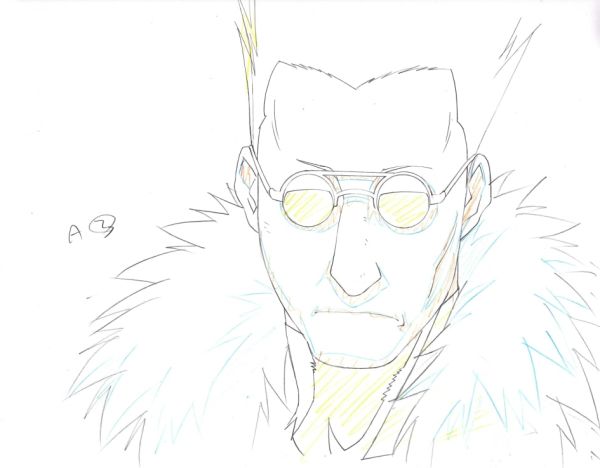 Image for Fullmetal Alchemist (FMA) Animation Production Sketch Genga Cel 08 // Anime Art Douga