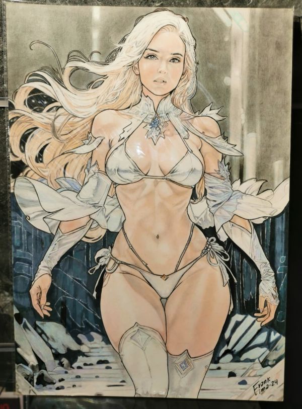 Image for White Queen by Frank Lima with Remarque