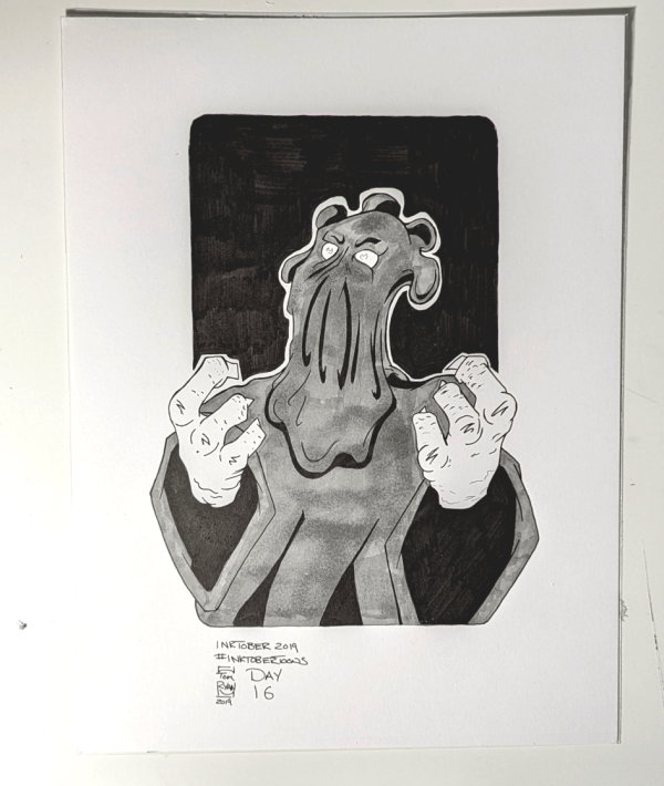 Image for Peaches from Inktober